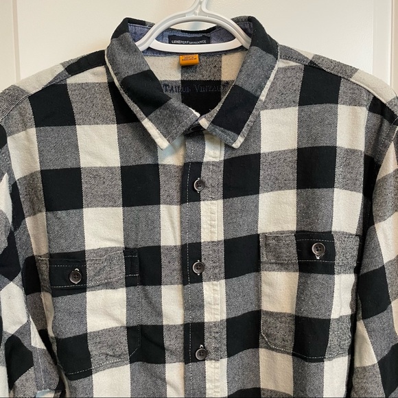 Tailor Vintage Black Buffalo Plaid Shirt - Picture 3 of 4